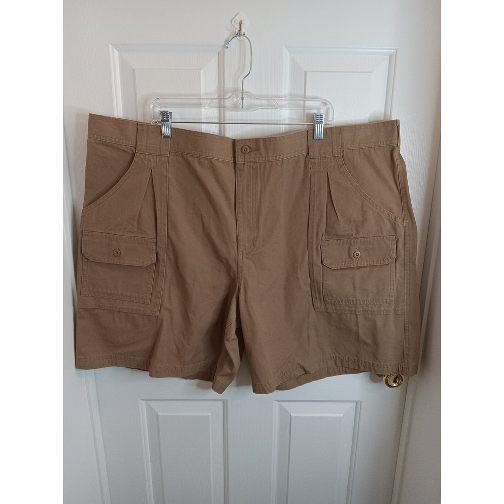 Cabelas Shorts Men‎ Brown  Size 48x9   Cotton Cargo Shorts